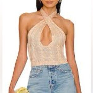 New Free People Don’t Stop there Halter top